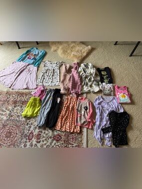 Girls bulk lot Clothing Bundle 5/6 7/8 Zara H&M Disney 20+ Pc